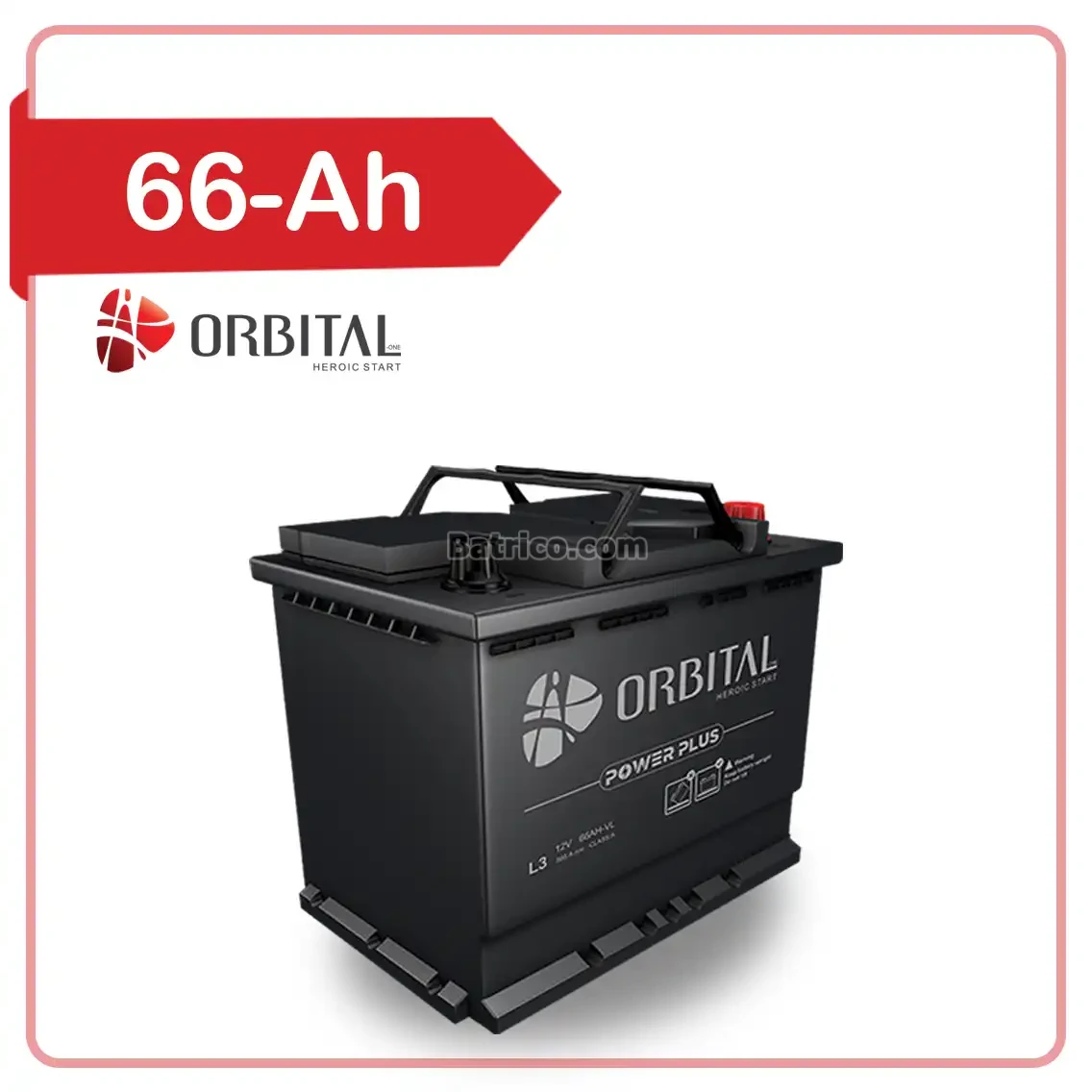 باتری اوربیتال- 66 آمپر- قالب L3