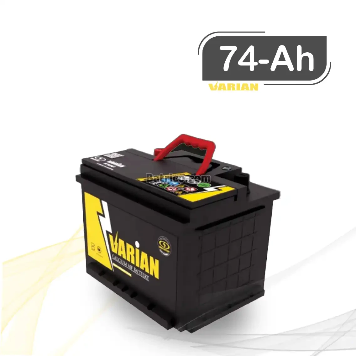 باتری واریان- 74 آمپر- قالب L3