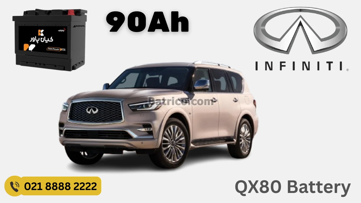 ظرفیت باتری اینفینیتی QX80