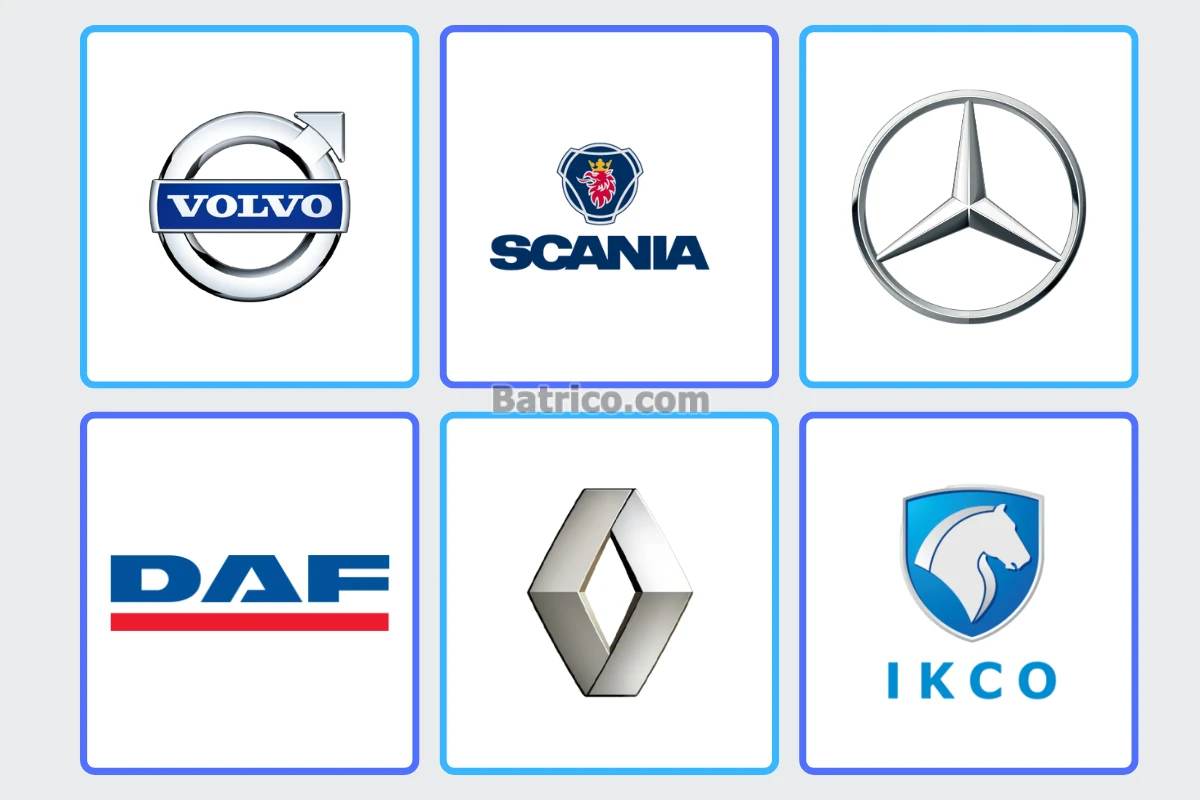 باتری کامیون - برند